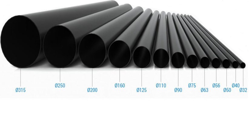 راهنمای جامع سایز و قطر لوله‌های پلی اتیلن پرمصرف | ورنا آبلوله کرمان با فشار اسمی 10 بار (PN10)